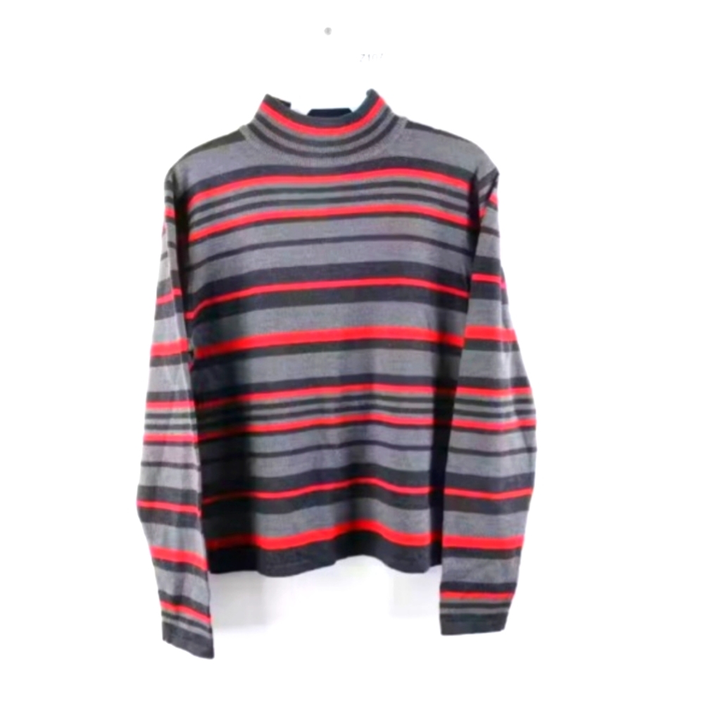 VINTAGE PENDLETON STRIPED MERINO WOOL SWEATER SIZE LARGE